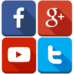 Social-Media Follow Buttons Bar