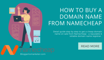 buy a domain name from Namecheap
