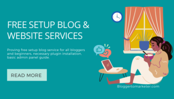 free blog setup service
